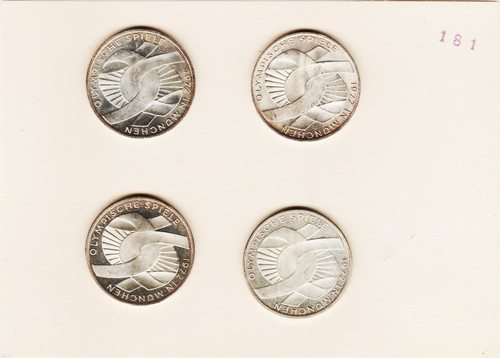 Brd gedenkmünzen silber - 10,