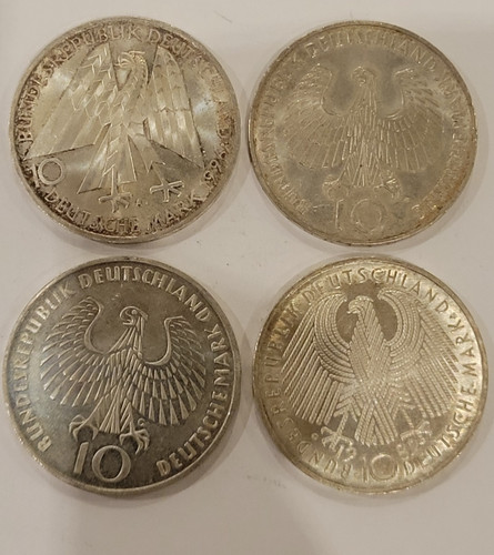 Brd stück dm silber - 4,