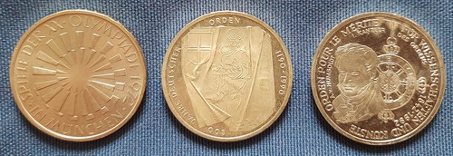 Gedenkmünzen 3er set - 10,