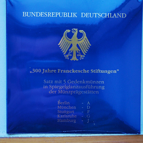 Gedenkmünzen set 5x - gedenkmünzen-set,