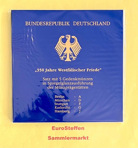 Gedenkmünzen satz 1998 - 10,
