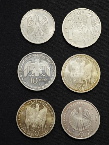 Silber gedenkmünzen 5 - 6, silber-gedenkmünzen