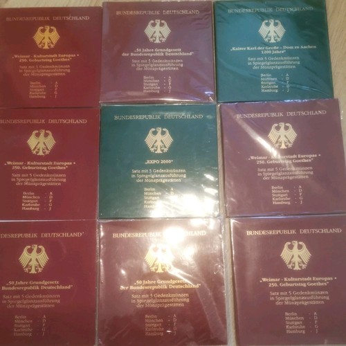 Brd dm gedenkmünzen - brd, 10